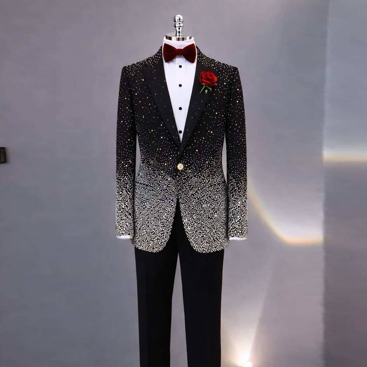 Men Formal Wear Pinterest - Handsome Rhinestone Diamond Men Suit 2