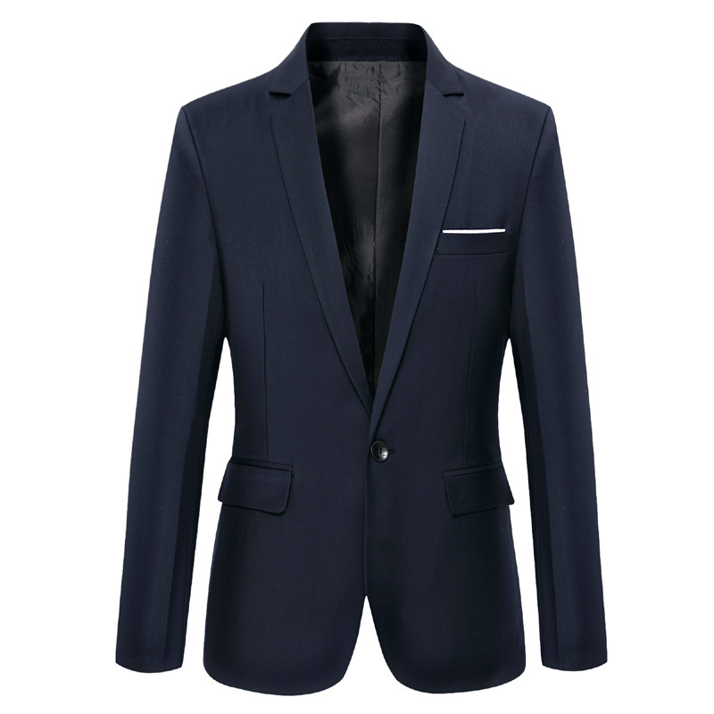 Suit Coat Men Solid Color Slim - Men'S Formal Wear For Marriage recension och pris