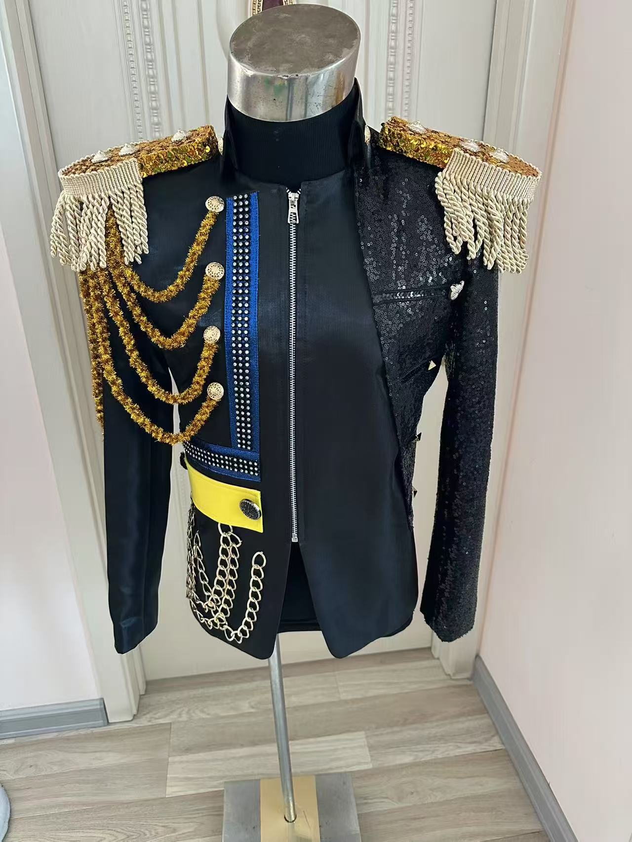 New Men Tassel Royal Jacket We - Men Formal Party Wear Dress recension och pris