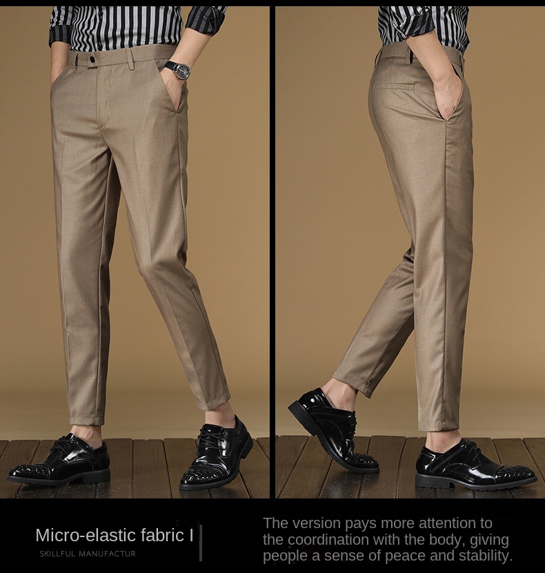 Summer Suit Pants Men Red Blac - Men'S Formal Wear For Office recension och pris