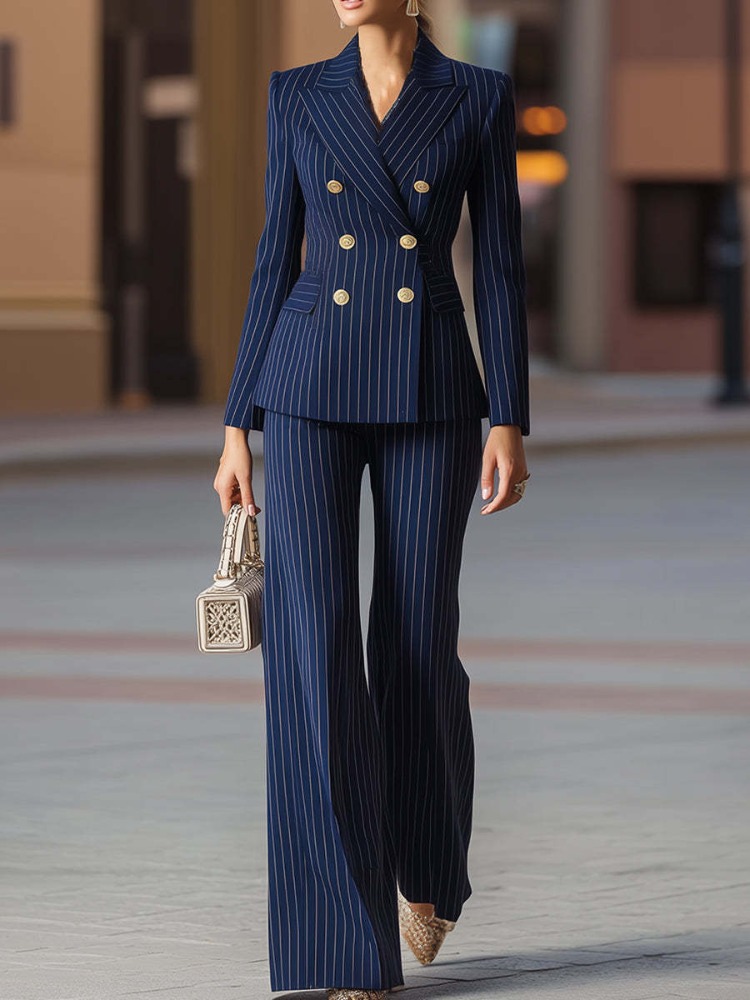 Women Striped Female Business  - Men'S Formal Wear In Winter recension och pris
