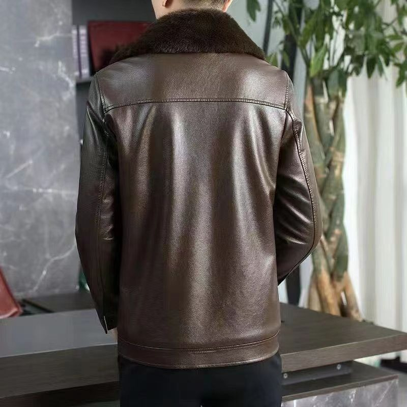 Winter Leather Coat for Men Wa - Men'S Formal Wear In Winter recension och pris