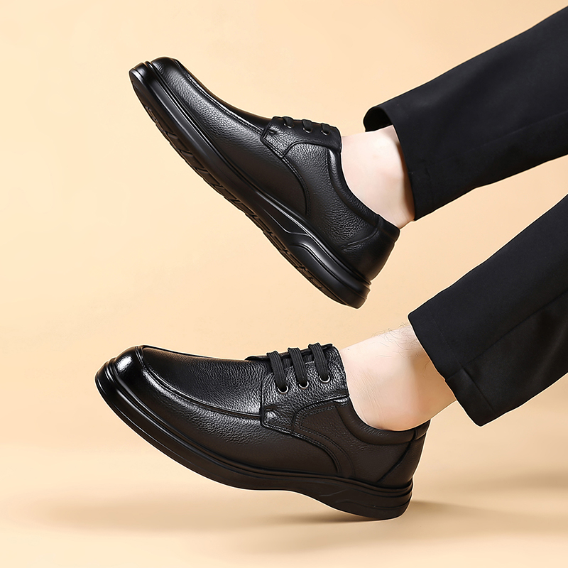 Men Leather Lace Up Oxford Sho - Formal Men Daily Wear Footwear recension och pris