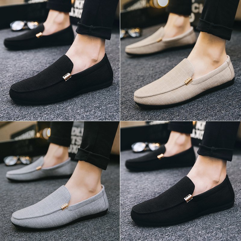 Men Casual Shoes Canvas Slip O - Men Formal Party Wear Dress recension och pris