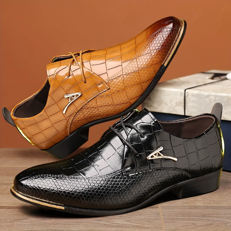 Fashion PU Leather Shoes Men B - Men Formal Wear Pinterest recension och pris
