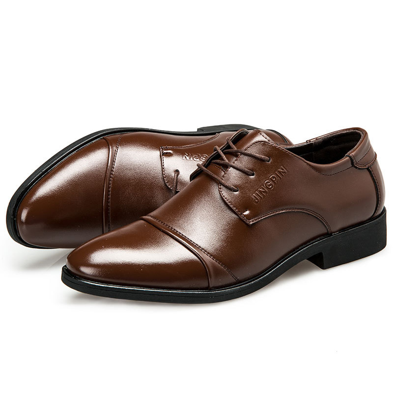 Large-Sized Men's Leather Shoe - Men Formal Party Wear Dress recension och pris