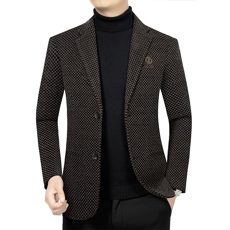 New Winter Men Plaid Business  - Men'S Formal Wear In Winter recension och pris