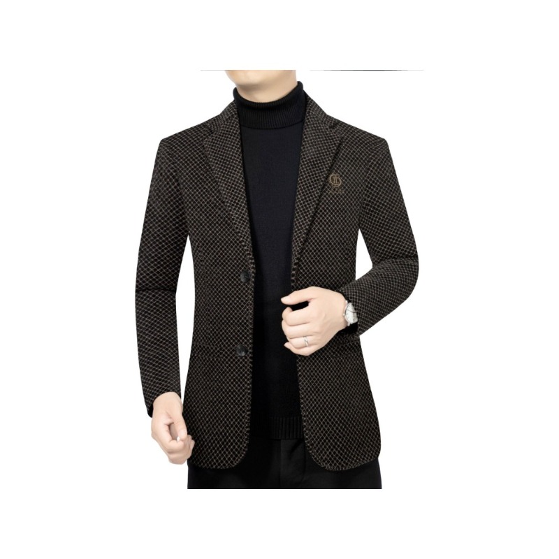 New Winter Men Plaid Business  - Men'S Formal Wear In Winter recension och pris