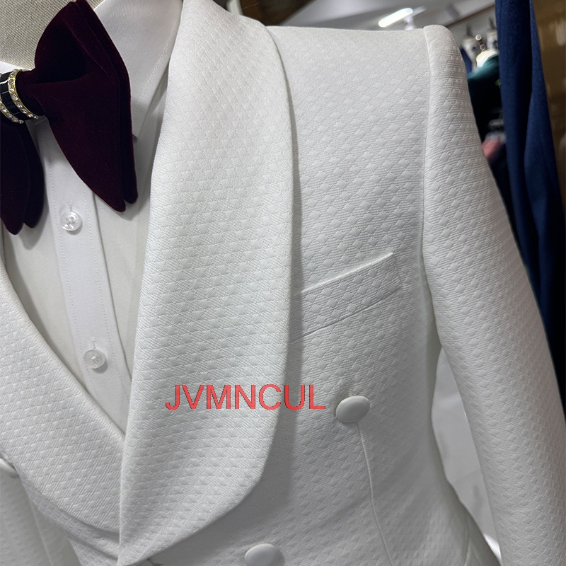Men's Jacquard 3 Piece Suit Ta - Men'S Formal Wear For Reception recension och pris